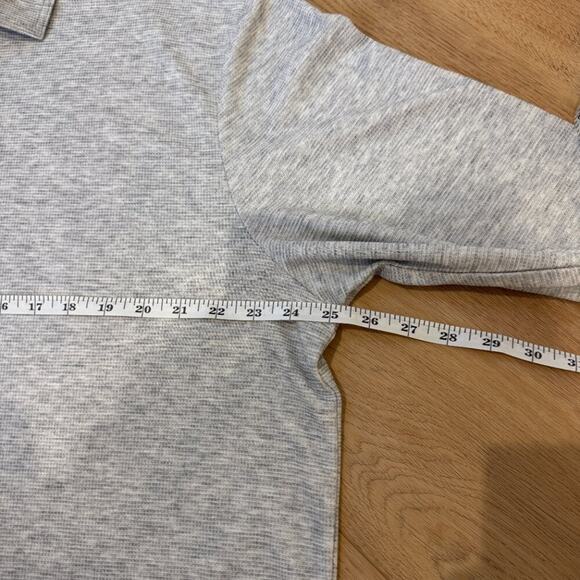 Travis Mathew Long Sleeve Performance Polo Gray XXL - Picture 12 of 13